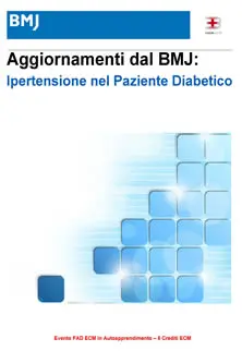 Copertina ebook ECM Ipertensione nel Paziente Diabetico