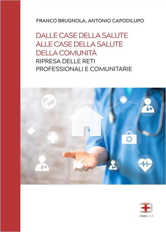 Copertina ebook ECM Dalle Case della Salute alle Case della Salute della Comunità